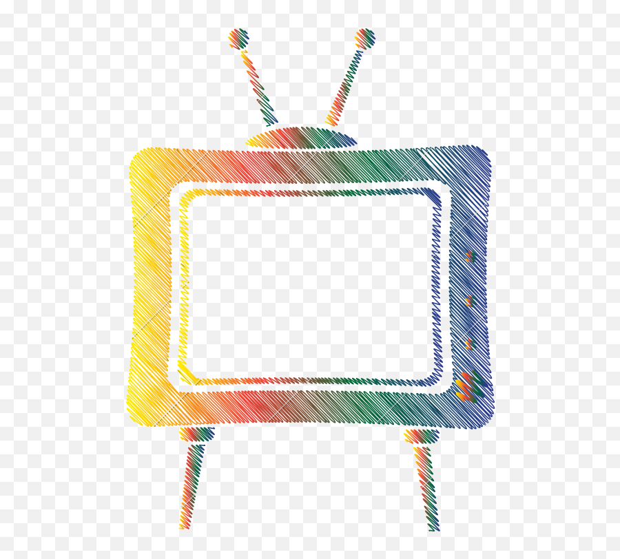 Retro Old Tv Colorful Icon - Icons By Canva Clip Art Png,Retro Tv Png