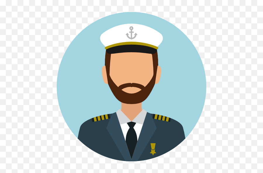 Captain - Ship Captain Png,Captain Icon