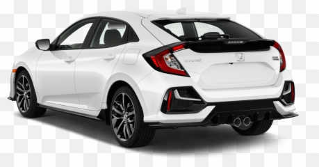 New 2021 Honda Civic Ex Cvt In Pasadena Ca - Of Hatchback Back View png