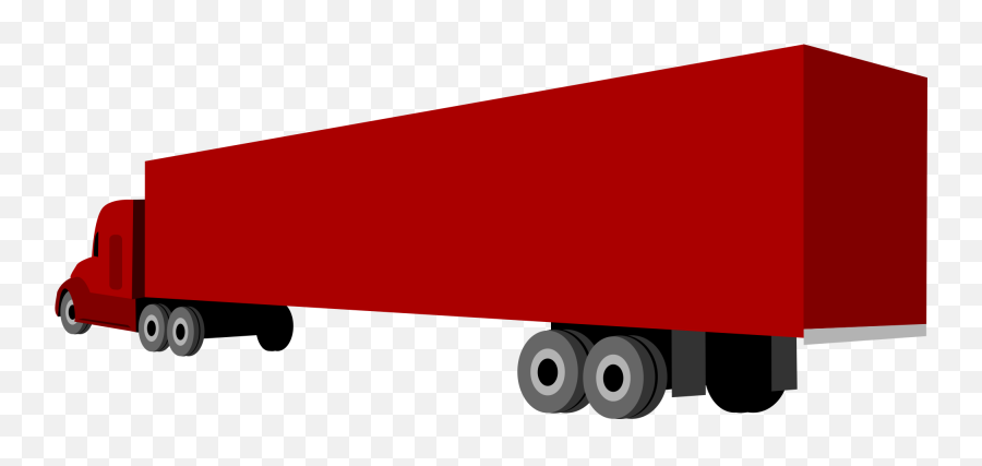 Truck Clipart Png In This 4 Piece Svg And - Trailer Container Truck Vector,Truck Icon Vector