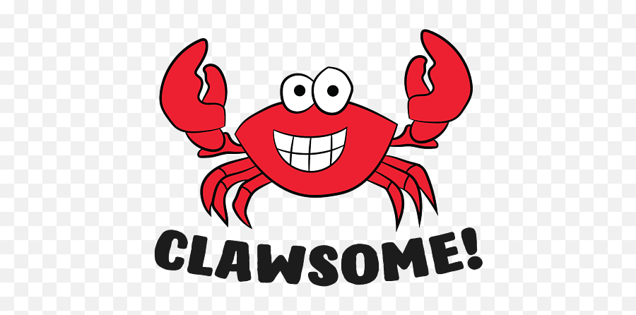 Red Lobster Clawsome Sea Crab Cartoon T - Shirt Cartoon Crabs Png,Red Lobster Icon