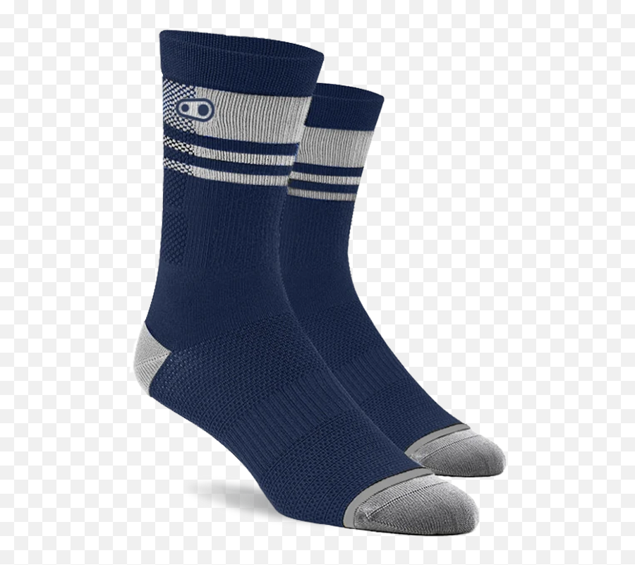 Icon Mtb Socks - Navysilver Crank Brothers Socks Png,Silver Icon