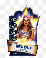 Download Nikkibella S3 14 Wrestlemania33 - Wwe Supercard Nikki Bella Wwe Supercard Png,Nikki Bella Png