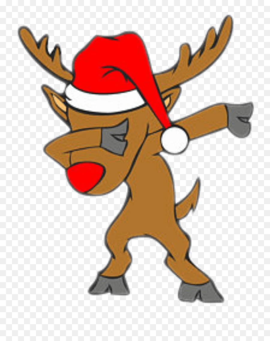 Reportar Abuso - Dabbing Reindeer Clipart Full Size Clipart Reindeer Png,Reindeer Clipart Png