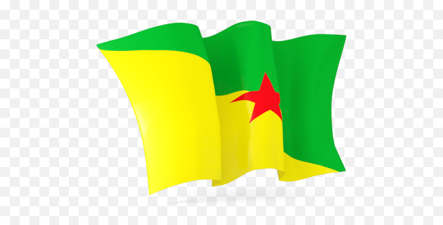 Waving Flag Illustration Of French Guiana - Waving Flag French Guiana Png,French Flag Png