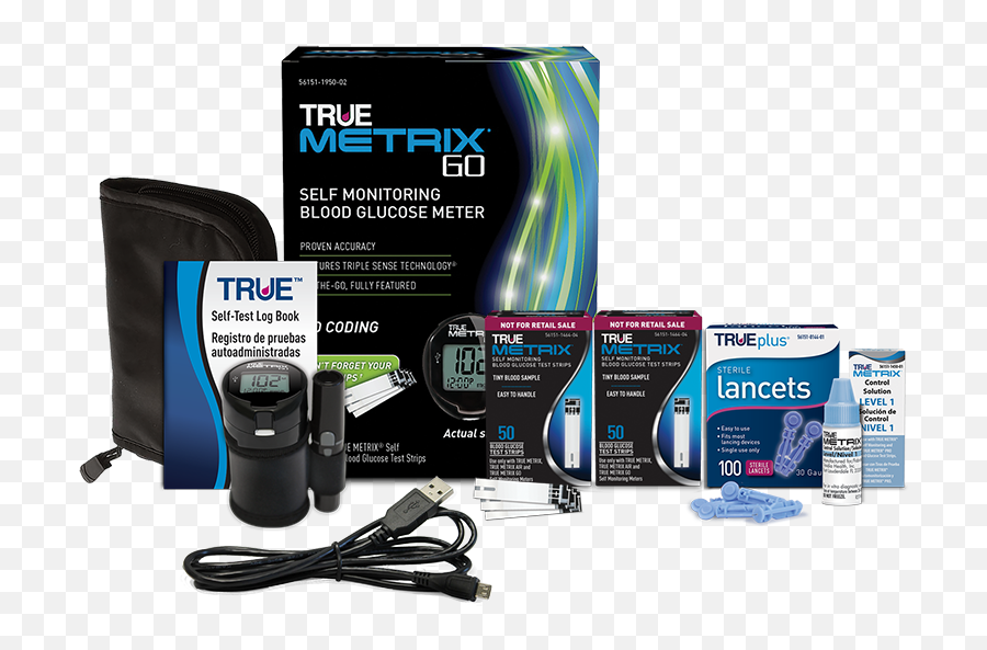 True Metrix Go Meter Starter Package Includes - True Metrix Go Meter Starter Kit Png,Icon Cpap Change Pressure