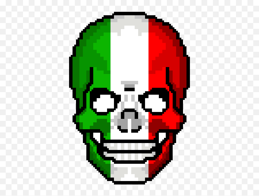 Pixilart - Mexican Skull By Brodywazhere Skull Png,Mexican Skull Png