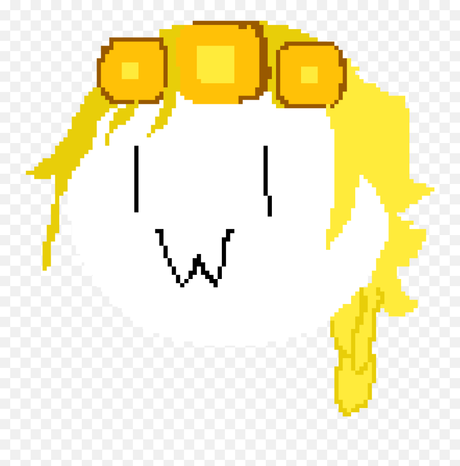 Pixilart - Giorno Giovanna But He Is A Terrible Pixel Circle Png,Giorno Giovanna Png