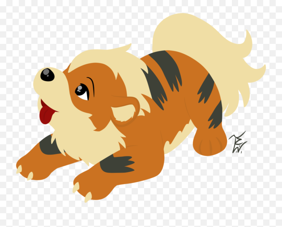 Growlithe Drawing Happy Birthday - Growlithe Png,Growlithe Png