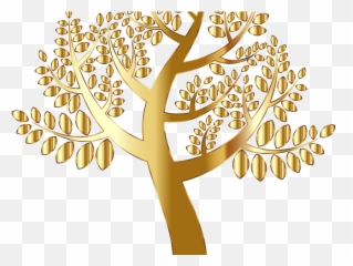 Golden Tree Logo Png - Clipart