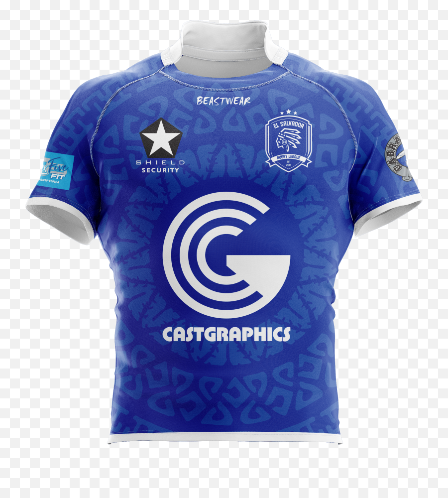 El Salvador Rugby League Jersey - Sports Jersey Png,El Salvador Flag Png