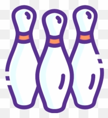 Bowling Pin Pins Png Icon