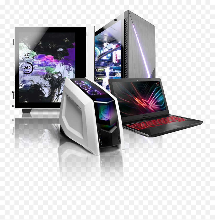 Build Your Own Custom Gaming Pc - Gaming Pc And Monitor Bundle Png,Personal Computer Png