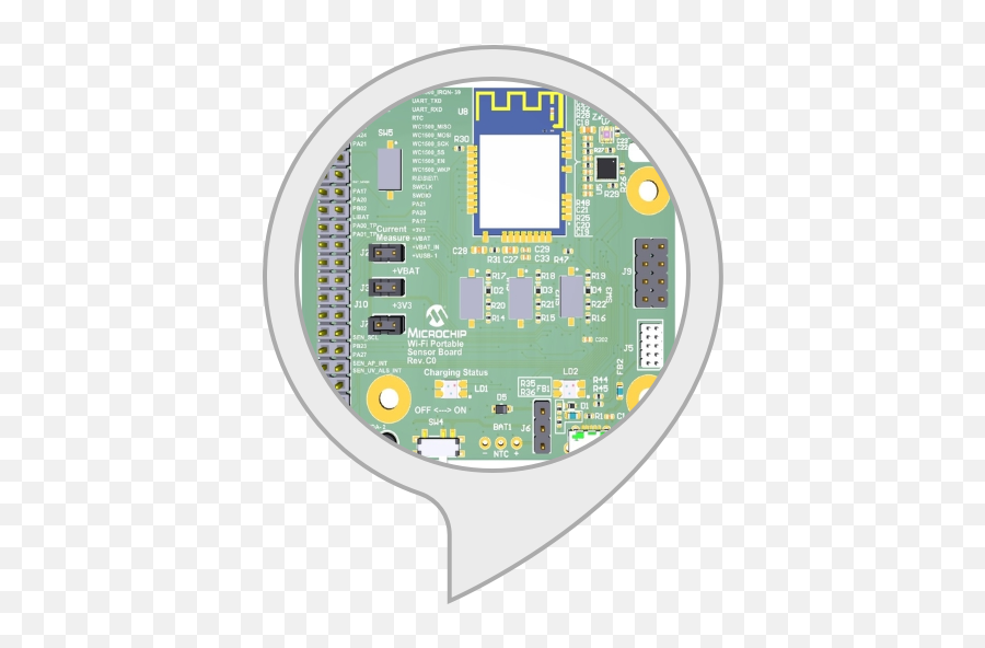 Amazoncom Microchip Sensor Board Skill Alexa Skills - Sma Negeri 9 Makassar Png,Microchip Png
