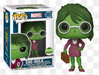Marvel - Lawyer She Hulk Eccc18 Exclusive Pop Vinyl Figure She Hulk Funko Pop Png,Hulk Transparent