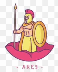 Ares Greek God Of War - Transparent PNG u0026 SVG vector file Cartoon