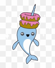 Download Narwhal Svg Kawaii Clip - Kawaii Cute Narwhal Png,Narwhal Png