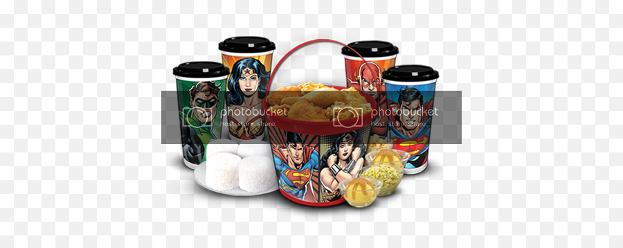 Kfc With Justice League Bucket Meal U2013 Collectors Connection - Junk Food Png,Kfc Bucket Png