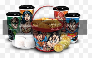 Kfc With Justice League Bucket Meal U2013 Collectors Connection - Junk Food Png,Kfc Bucket Png