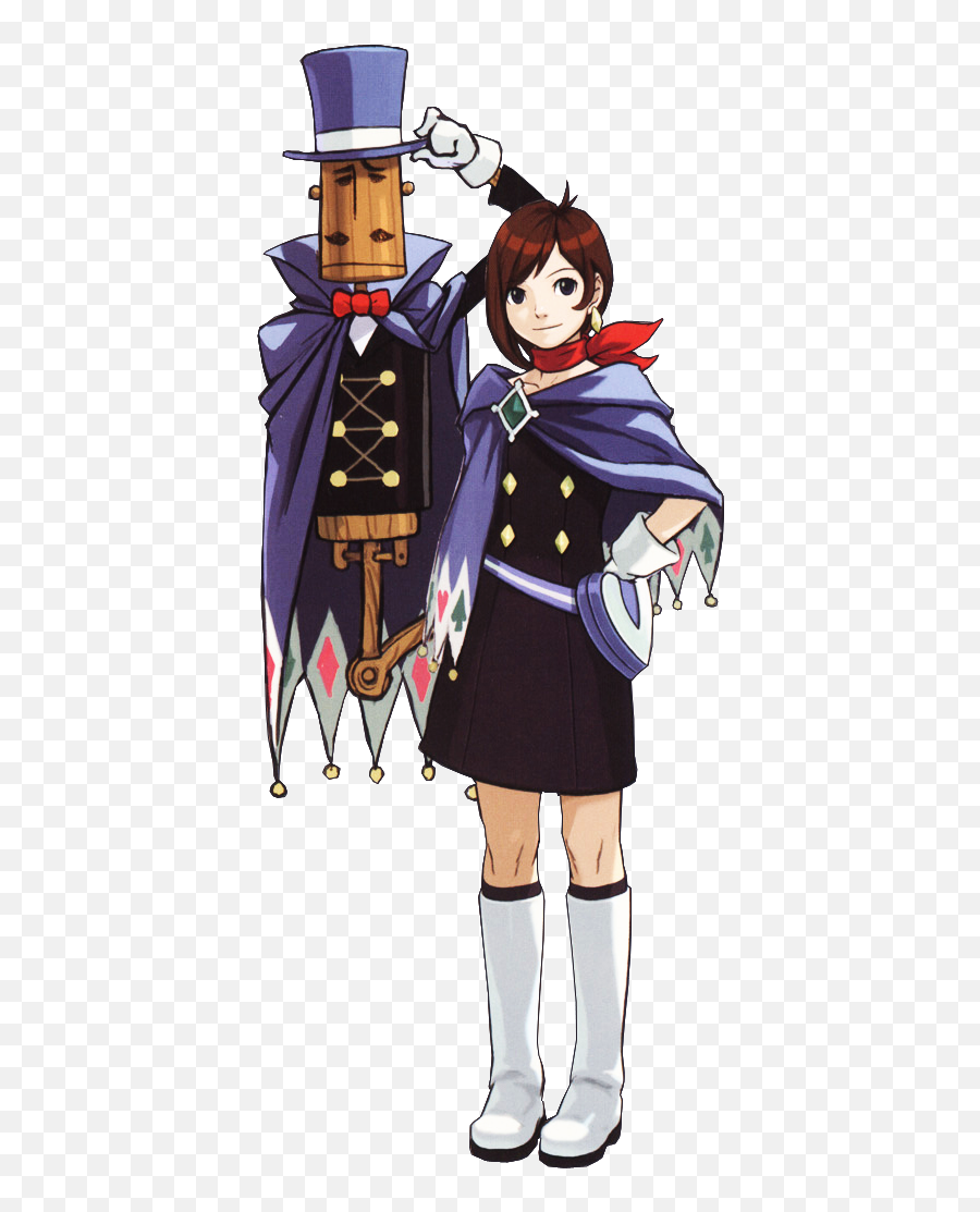 Apollo Justice 1 - 1 Spoiler Ace Attorney Trucy Wright Mr Hat Ace Attorney Png,Spoiler Png