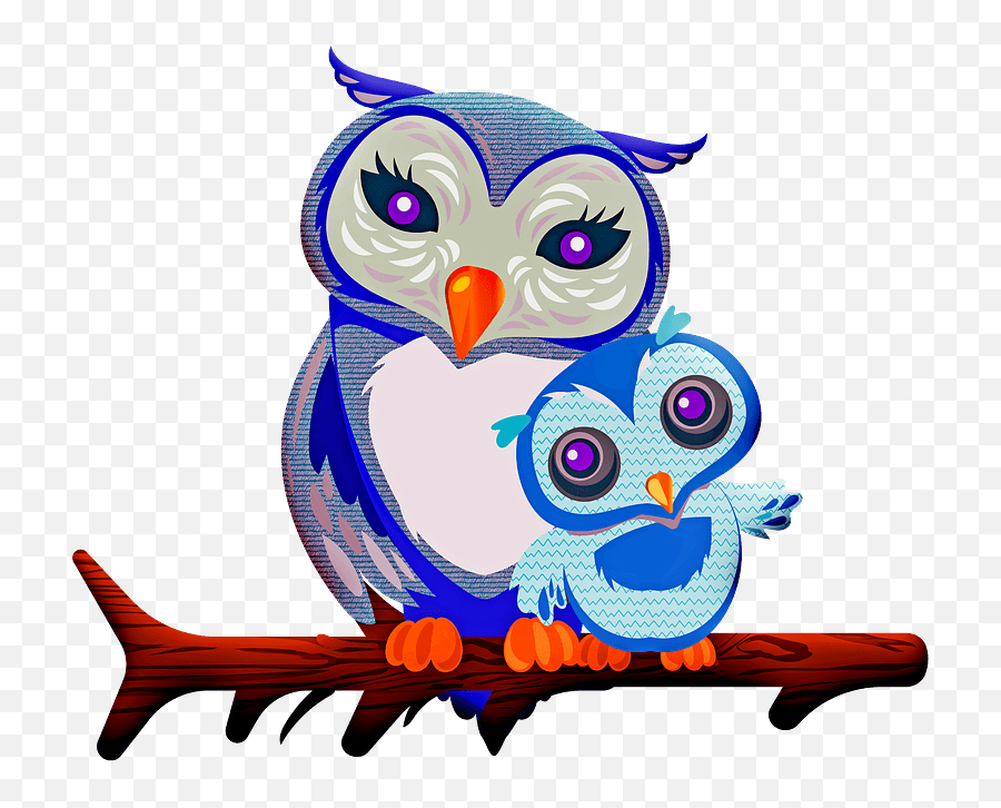 Owls - Clipart Owl And Baby,Owls Png