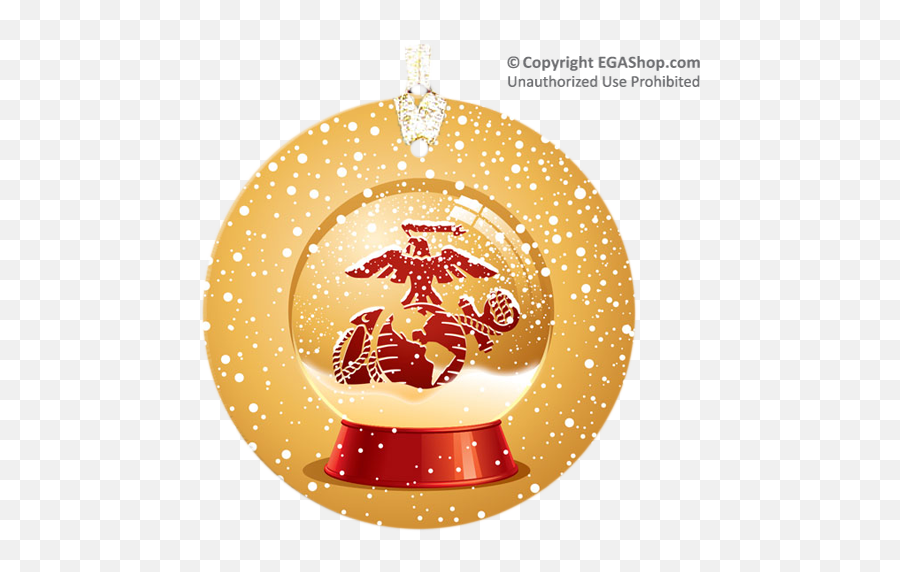 Download Ornament Features An Image Of Eagle Globe And - Eagle Globe And Anchor Png,Eagle Globe And Anchor Png
