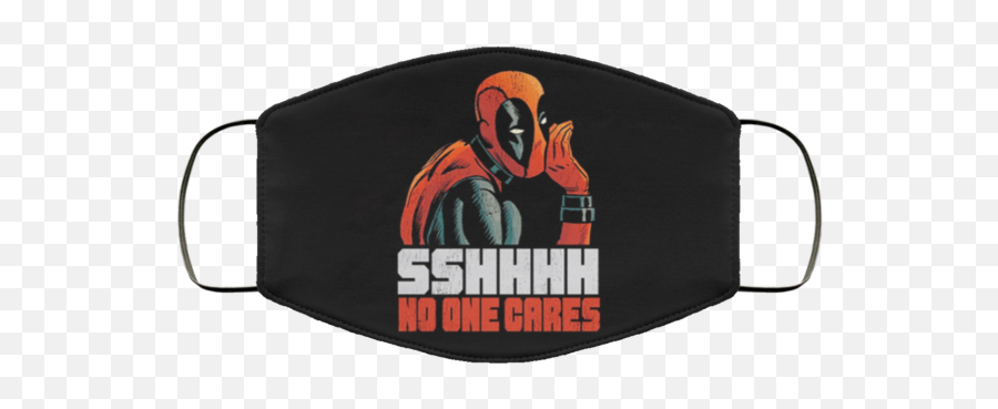 Deadpool Shhh No One Cares Face Mask - Virgin Mary Catholic Face Masks Png,Shhh Png