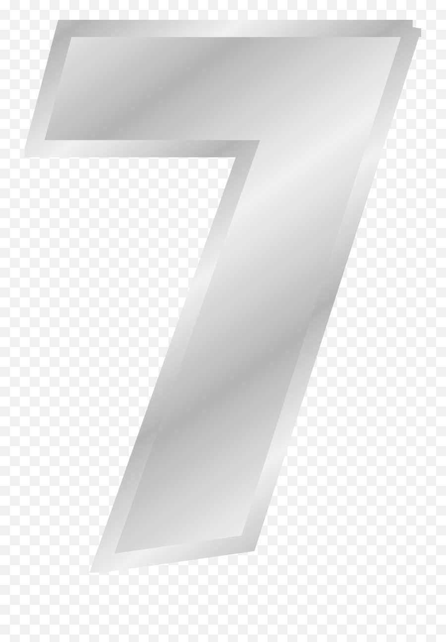 Number 7 Seven - Transparent Background 7 Clipart Png,Number 7 Png