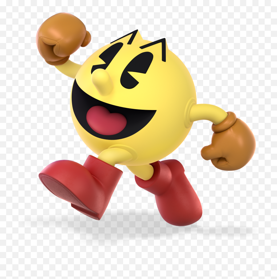 Pac - Man Ssbu Smashwiki The Super Smash Bros Wiki Super Smash Bros Ultimate Pac Man Render Png,Person Falling Png