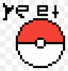Pokeball Pixel Art Png Transparent - Cute 8 Bit
