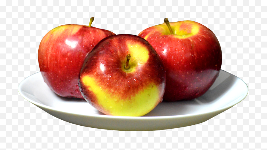 Library Of Apple Slices - Fruit On Plate Png,Food Plate Png