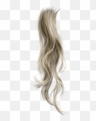 Photoshop Actions Wigs Hair - Blonde Long Hair Png,Emo Hair Png