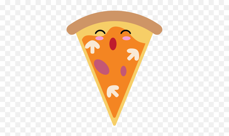 Pizza Italian Food Cute Kawaii Cartoon - Slice Of Pizza Clip Art Png,Pizza Cartoon Png