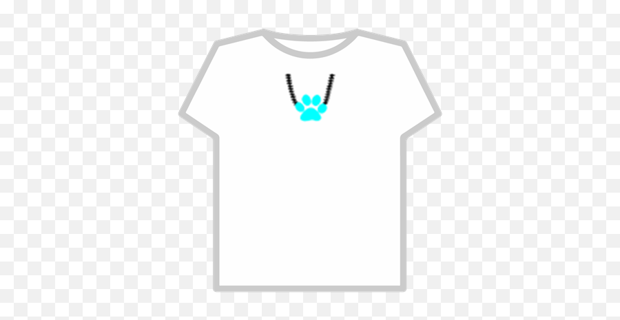 Paw Print Necklace - Aqua Roblox Roblox R Png,Paw Print Logo