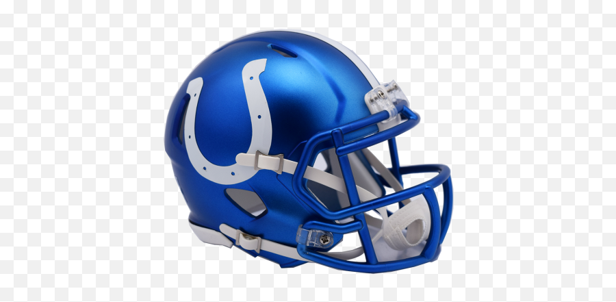 Indianapolis Colts Blaze Alternate Speed Mini Helmet - Houston Texans Helmet Png,Indianapolis Colts Logo Png