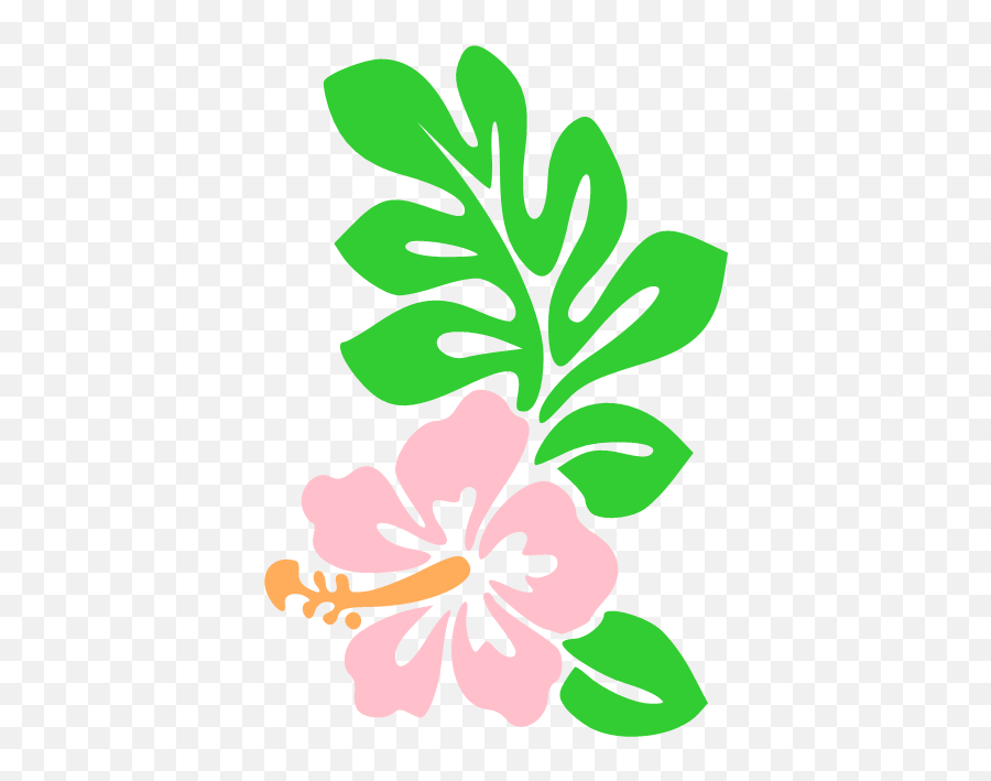 Cartoon Draw Hawaiian Flowers Icon - Cute Animated Hawaiian Flowers Png,Hawaiian Png