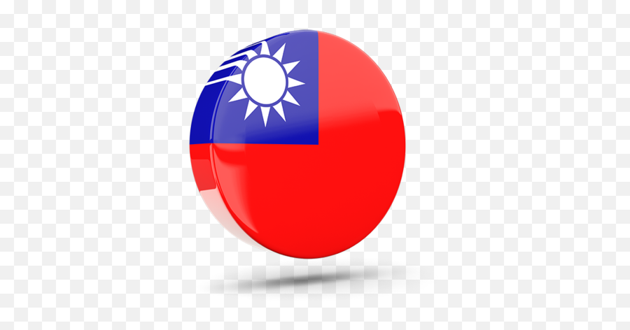 Glossy Round Icon 3d - Republic Of China Png,Taiwan Png