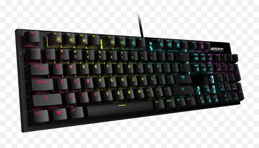 Gigabyte Launches The Aorus K1 Mechanical Gaming Keyboard - Red Dragon Kumara K552 Png,Gaming Keyboard Png