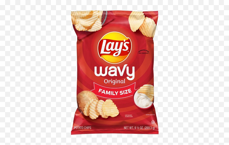 Layu0027s Potato Chips Family Size - Wavy Png,Potato Chips Png