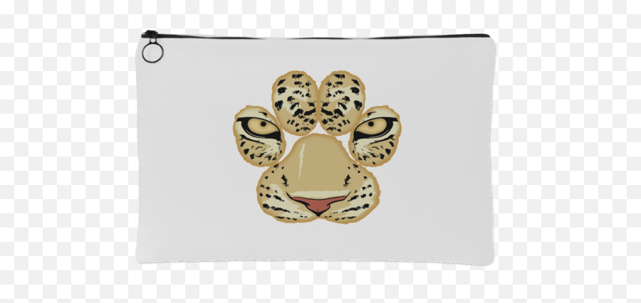 White Tiger Paw Face Coin Purse For Women Girls - Mat Png,Tiger Paw Png
