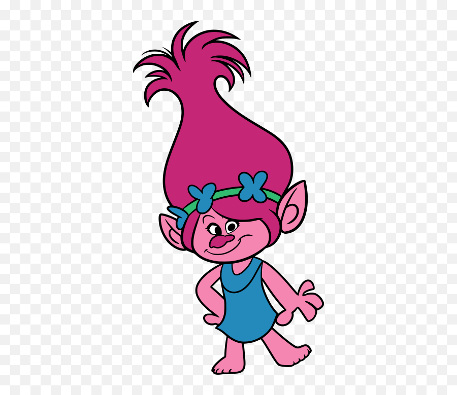 Trolls Clip Art - Poppy Troll Png Download 376698 Free Poppy Trolls Clipart,Trolls Png Images