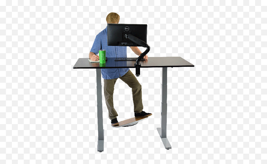 8 Tips For Switching To A Standing Desk - Uncaged Ergonomics Electric Standing Up Desk Png,People Sitting At Table Png