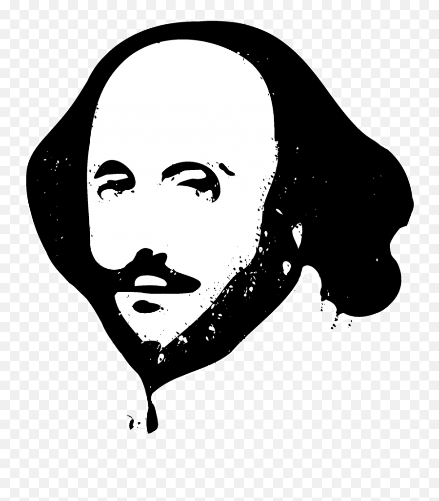 Clip Art Illustration Silhouette Logo - William Shakespeare Silhouette Png,Facebook Logo Silhouette