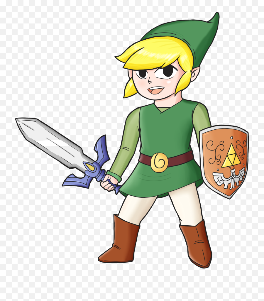 Toon Link Smash Collab By Nahusmash - Fictional Character Png,Toon Link Png