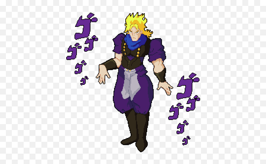 Dio Brando Pixelart - Fictional Character Png,Dio Brando Transparent