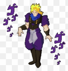 Dio Brando Pixelart - Fictional Character png