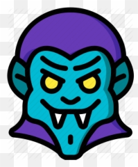 Scary Monster Dracula Vampire Creepy Blood Icon - Fictional Character Png,Creepy Smile Transparent