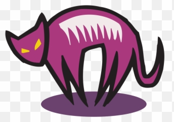 Scary Halloween Cat Png Svg Clip Art For Web - Download Clip Art,Halloween Cat Png