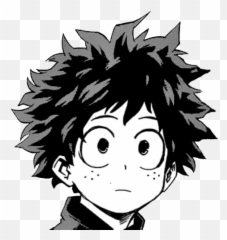 Deku - Album on Imgur Izuku Midoriya Manga Face png