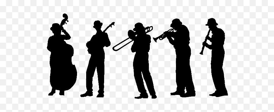 Download Jazz Band Silhouette Png Wwwpixsharkcom Images - Jazz Band Silhouette Png,Band Silhouette Png